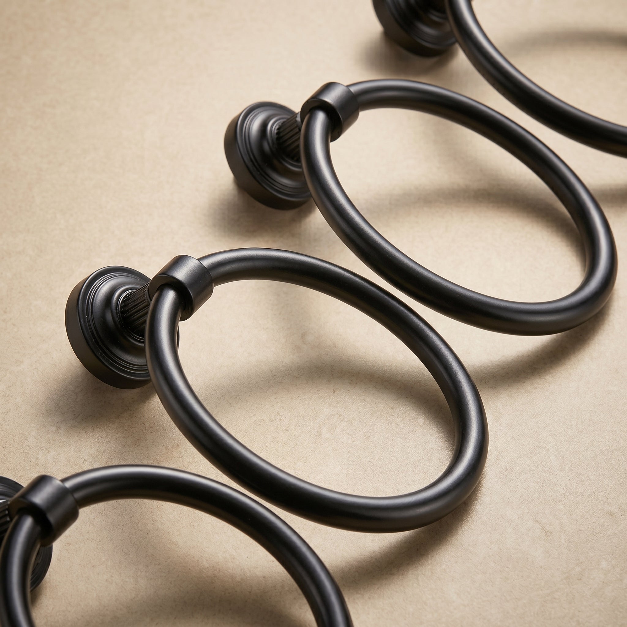 Mira Brass Towel Ring
