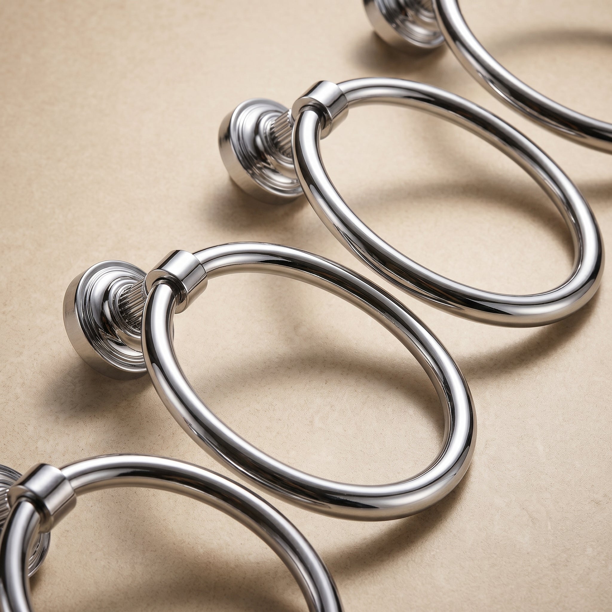 Mira Brass Towel Ring
