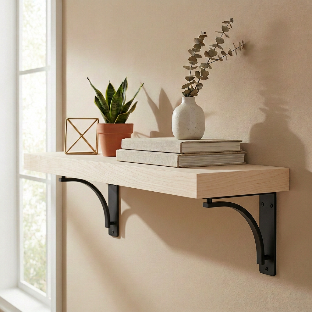 Unfinished MDF Wood Shelf