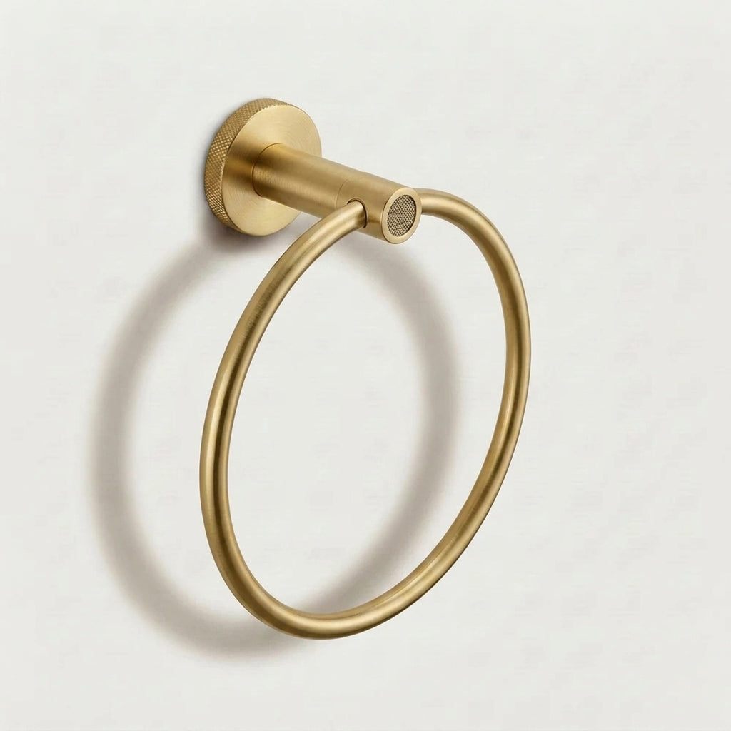 Sena Brass Towel Ring