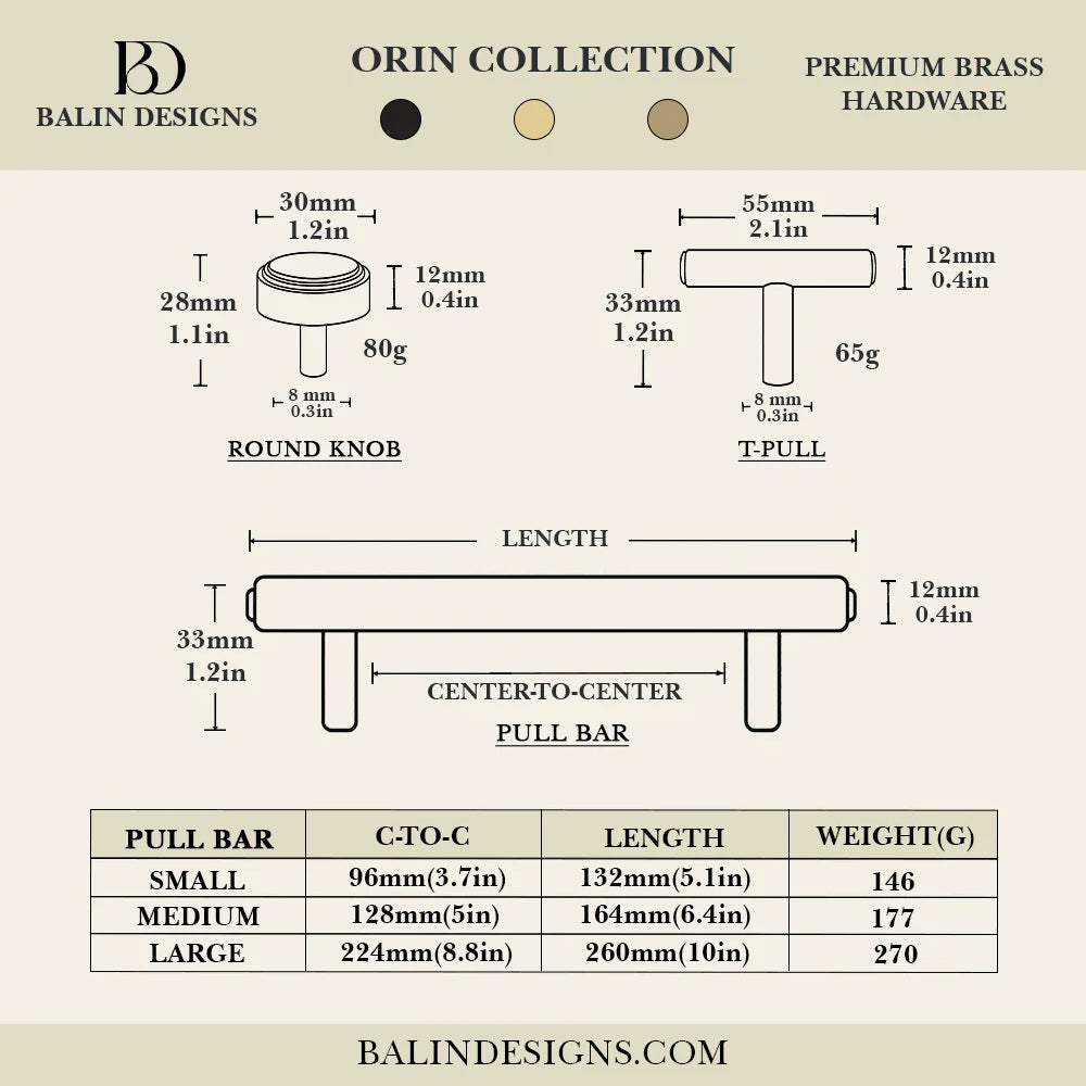 Orin Cabinet Knob