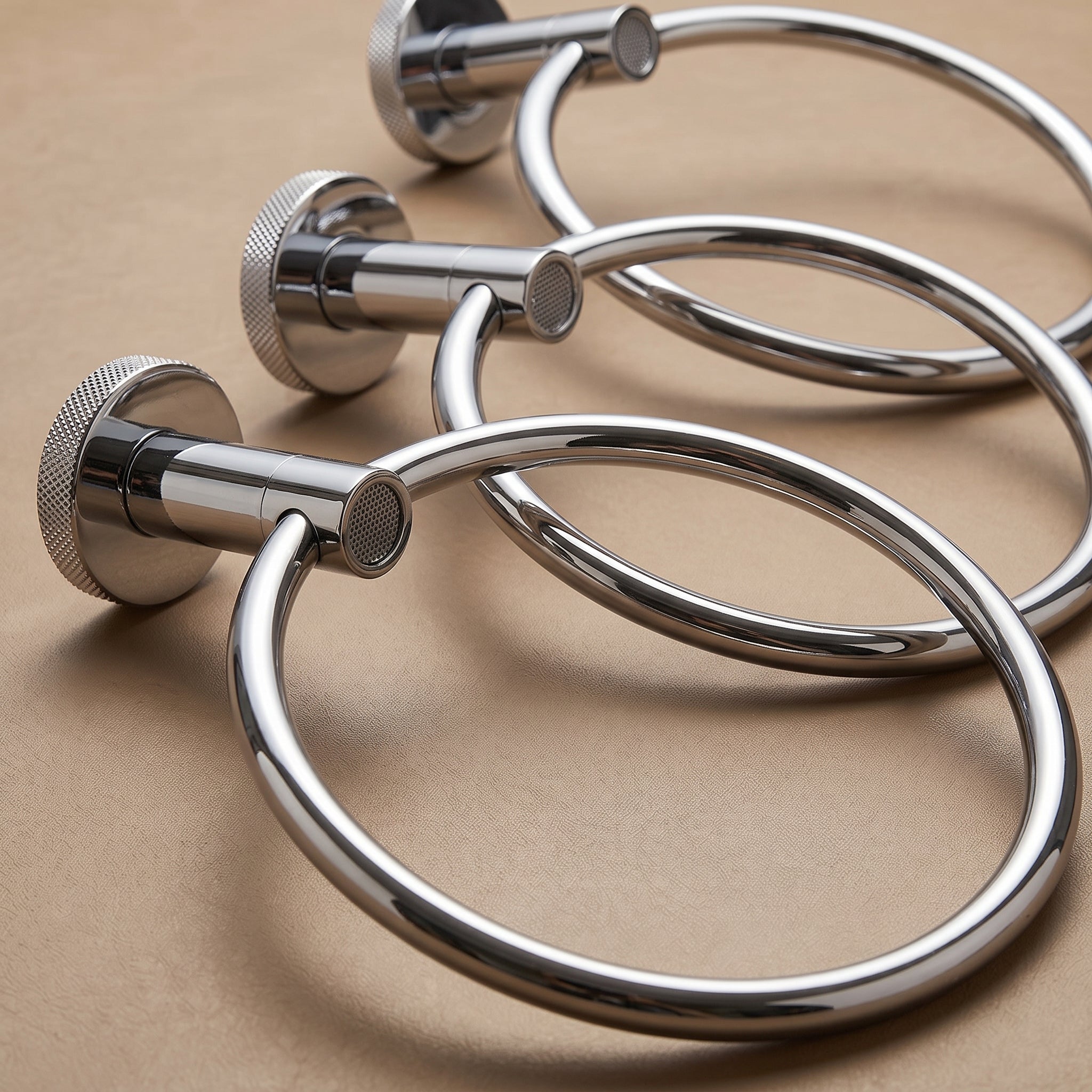 Sena Brass Towel Ring