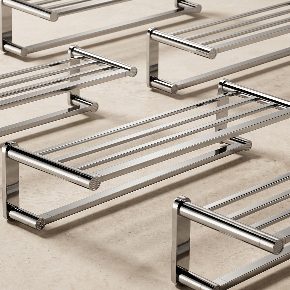 Sena Brass Towel Rack