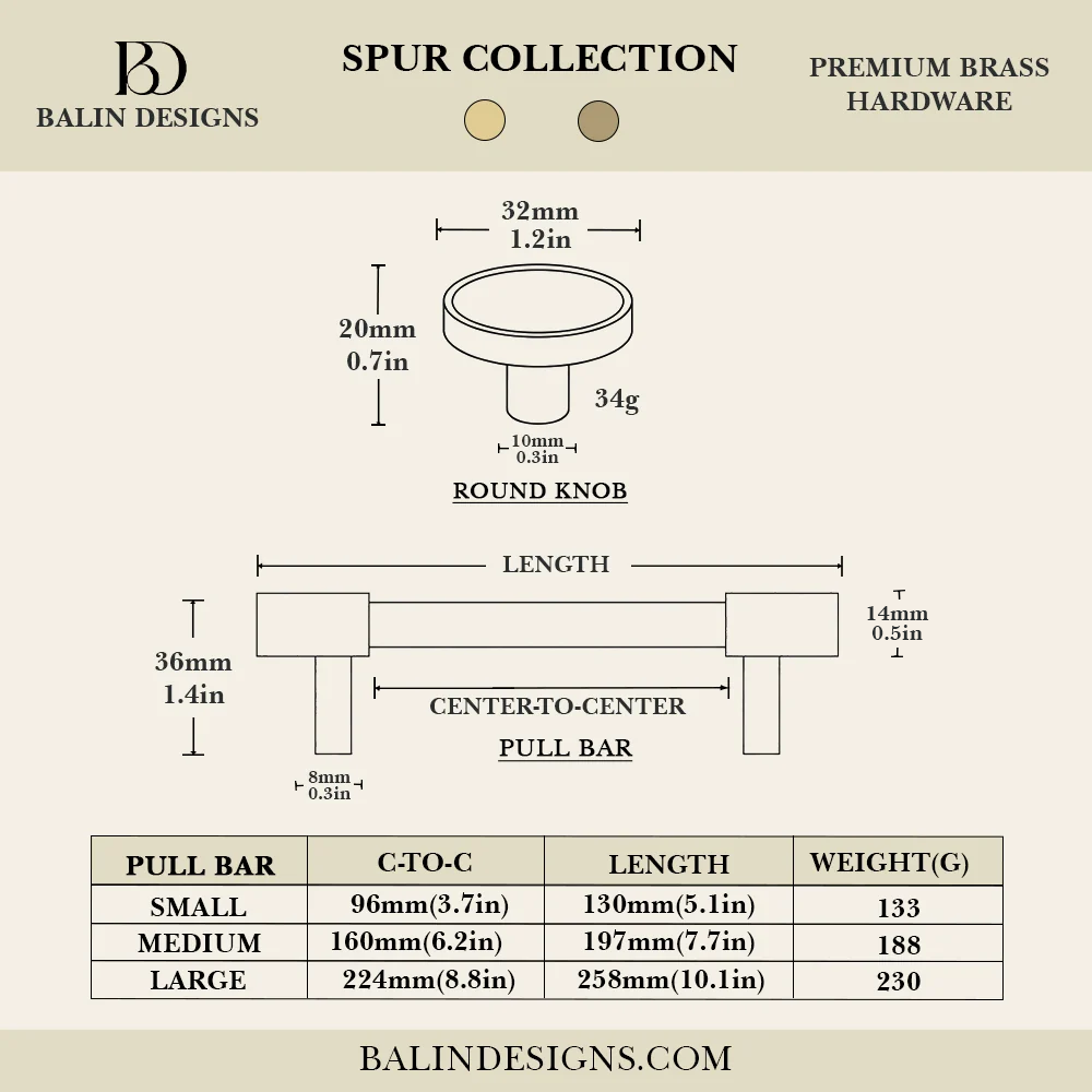 Spur Cabinet Pull