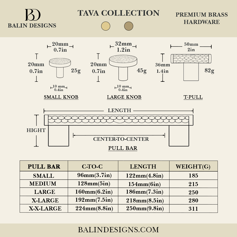 Tava Cabinet Pull