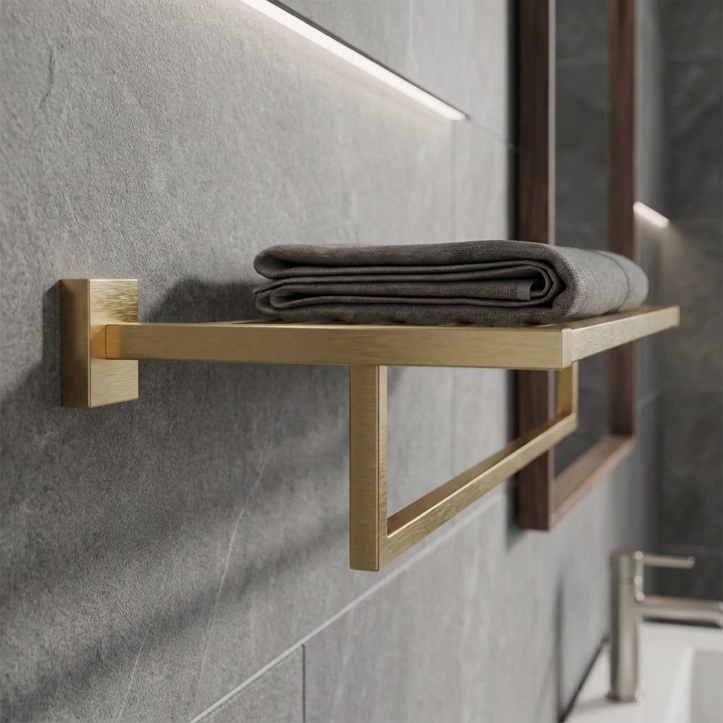 Aven Brass Bathroom Hardware