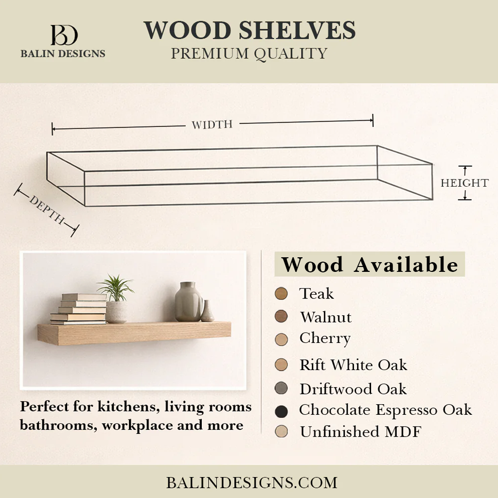Cherry Wood Shelf
