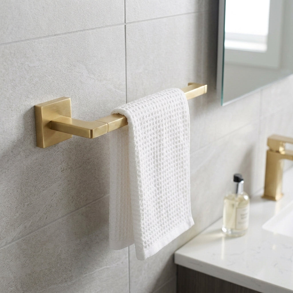Aven Brass Towel Ring