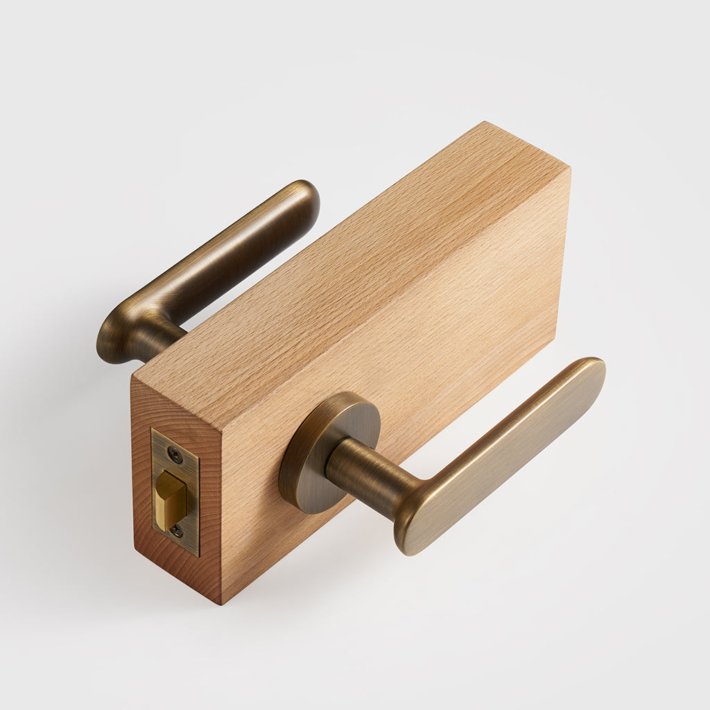 Nash Brass Door Handle