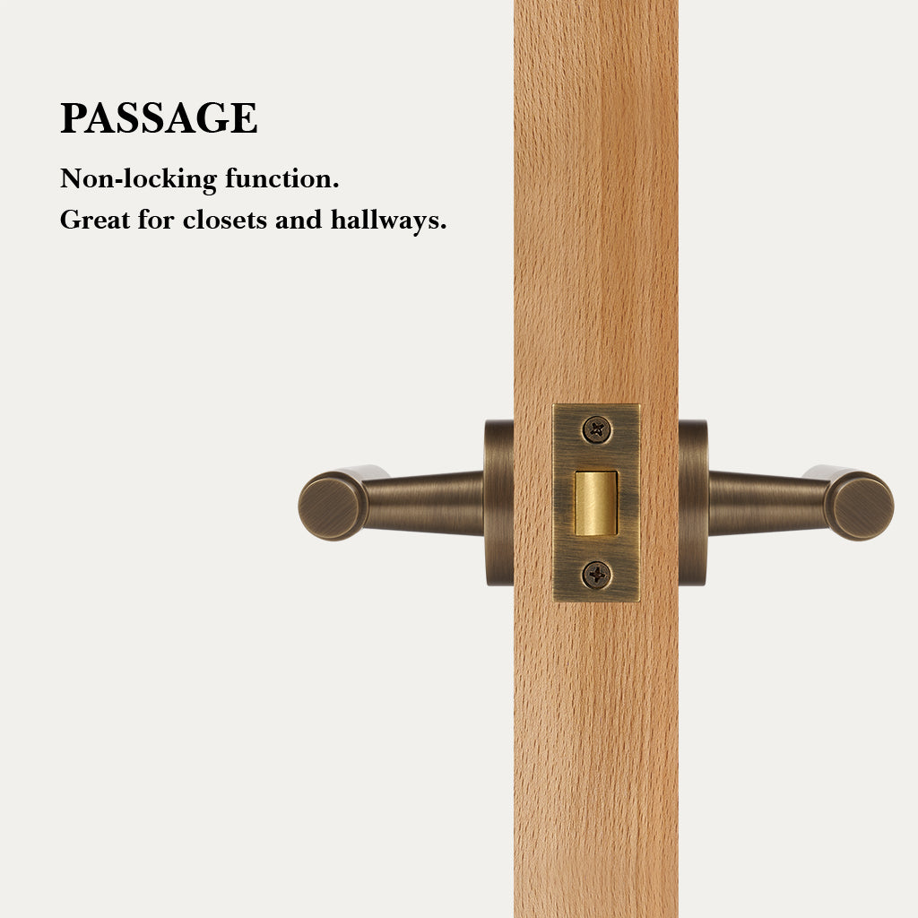 Milo Brass Door Handle