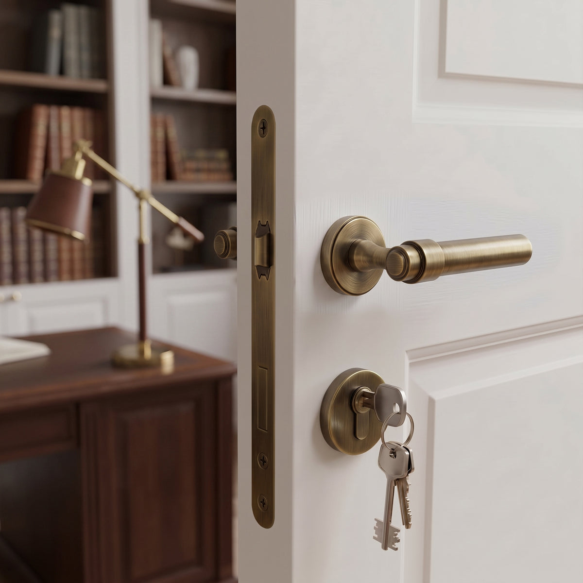 Luca Brass Door Handle