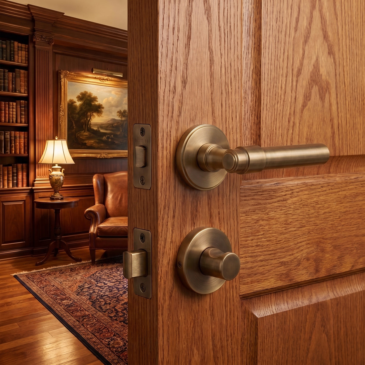 Luca Brass Door Handle