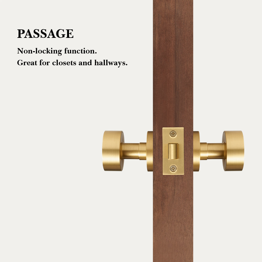 Otto Brass Door Knob