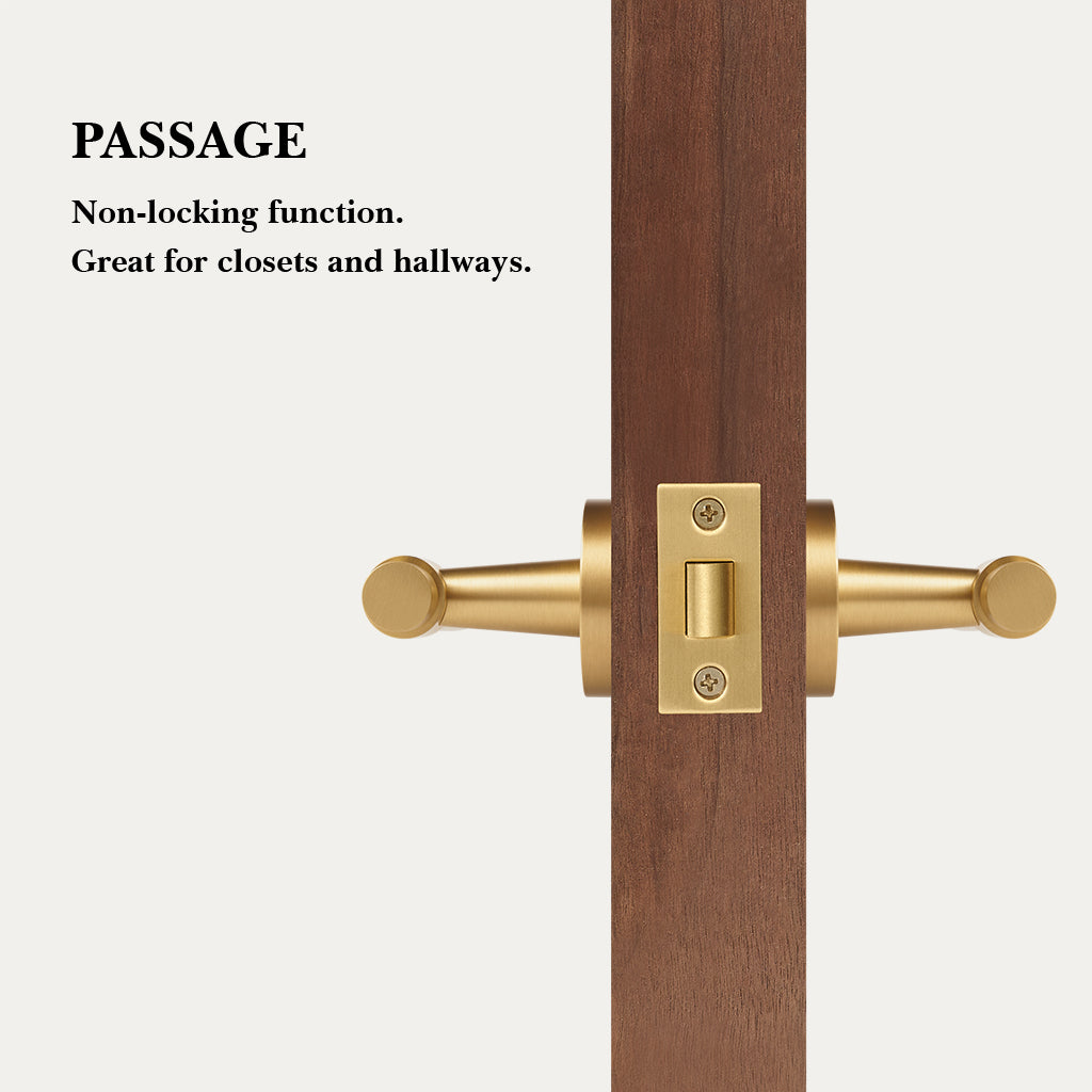 Milo Brass Door Handle