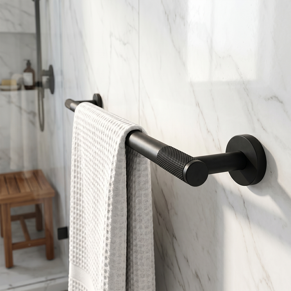 Reed Brass Towel Bar