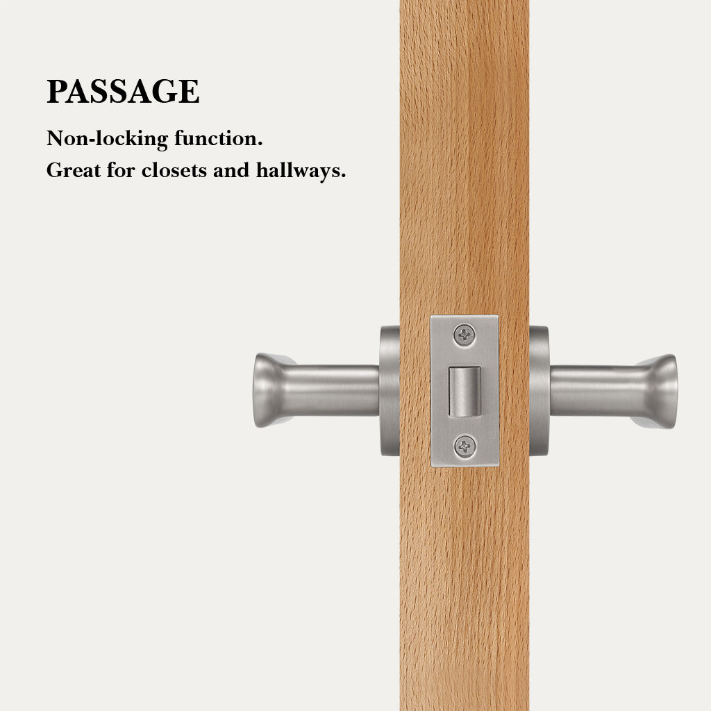 Nash Brass Door Handle