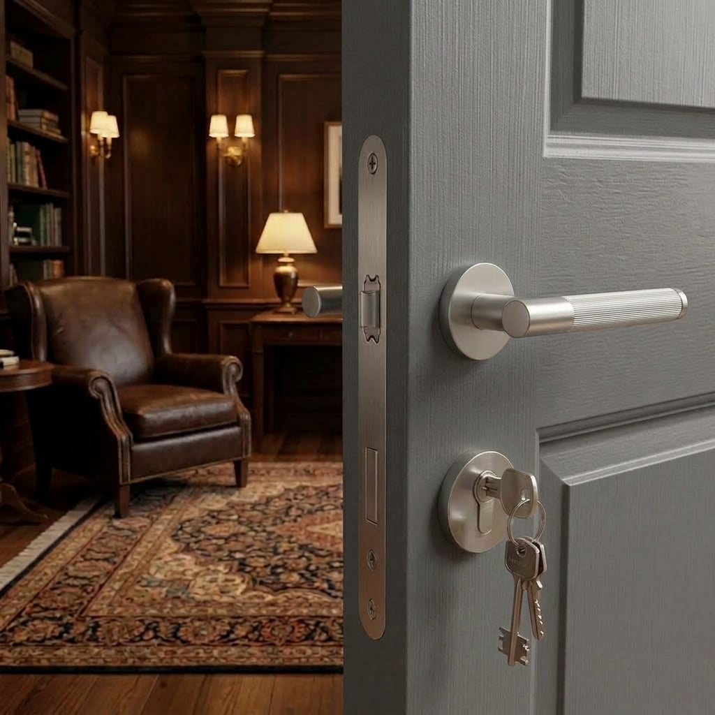 Arlo Brass Door Handle
