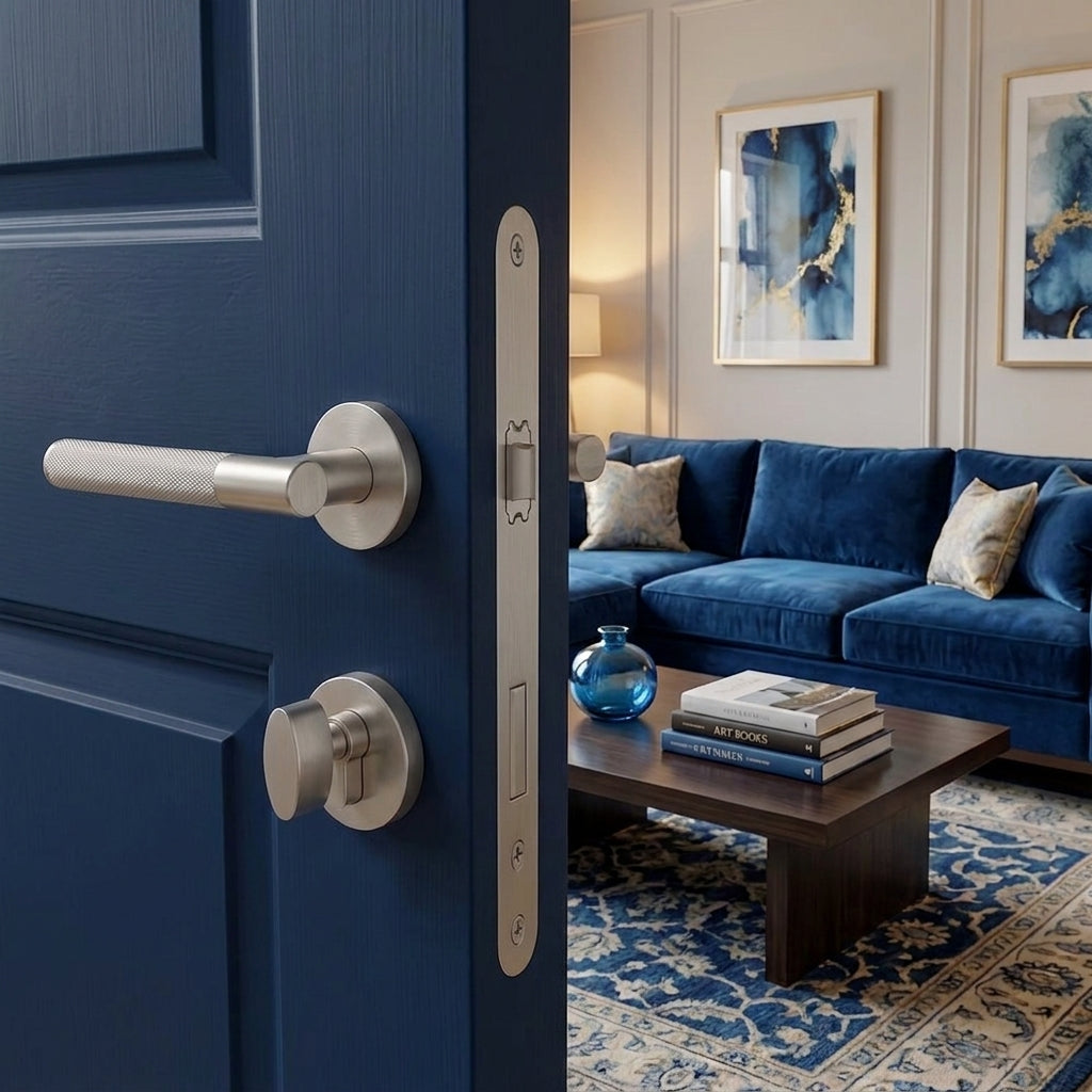 Finn Brass Door Handle