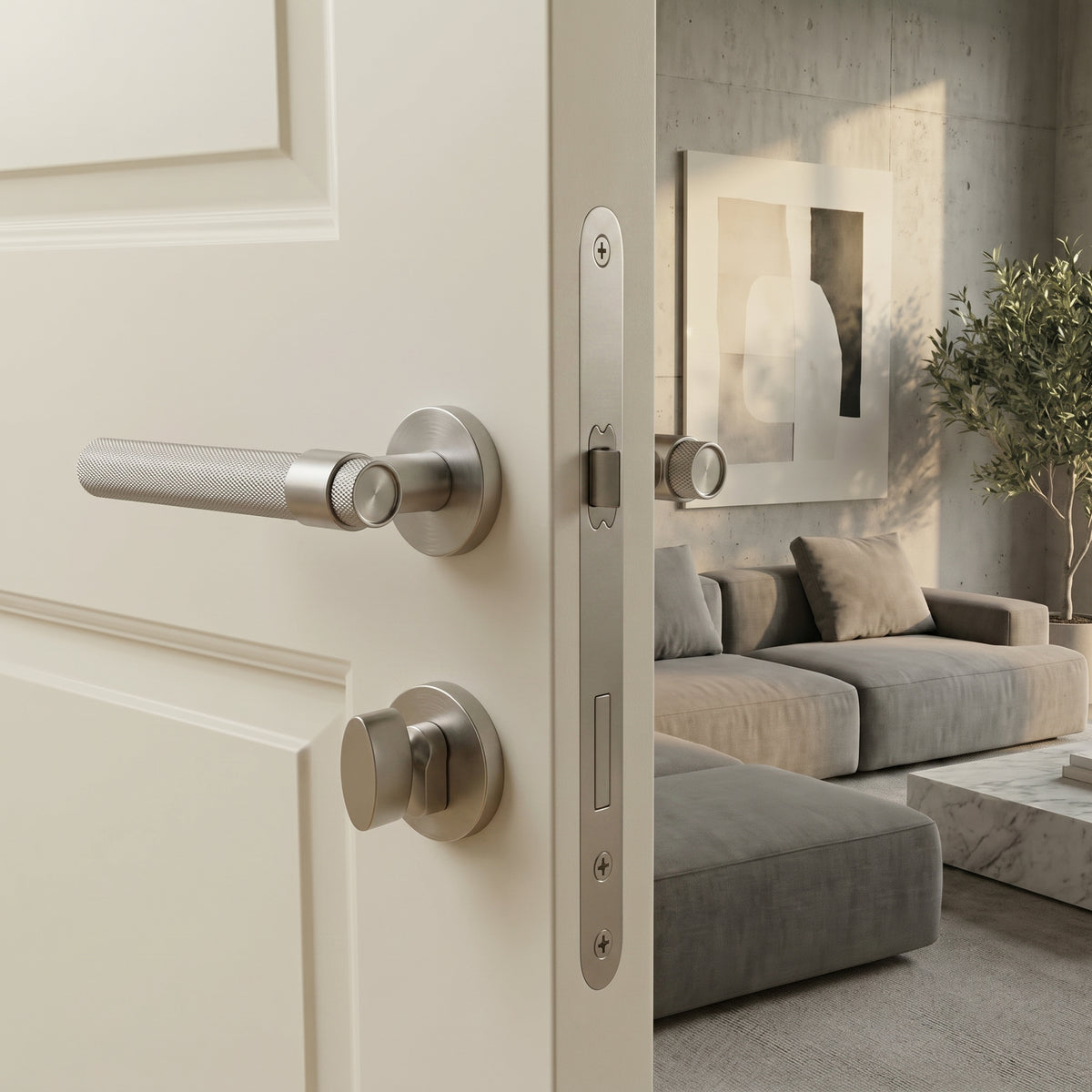 Hugo Brass Door Handle