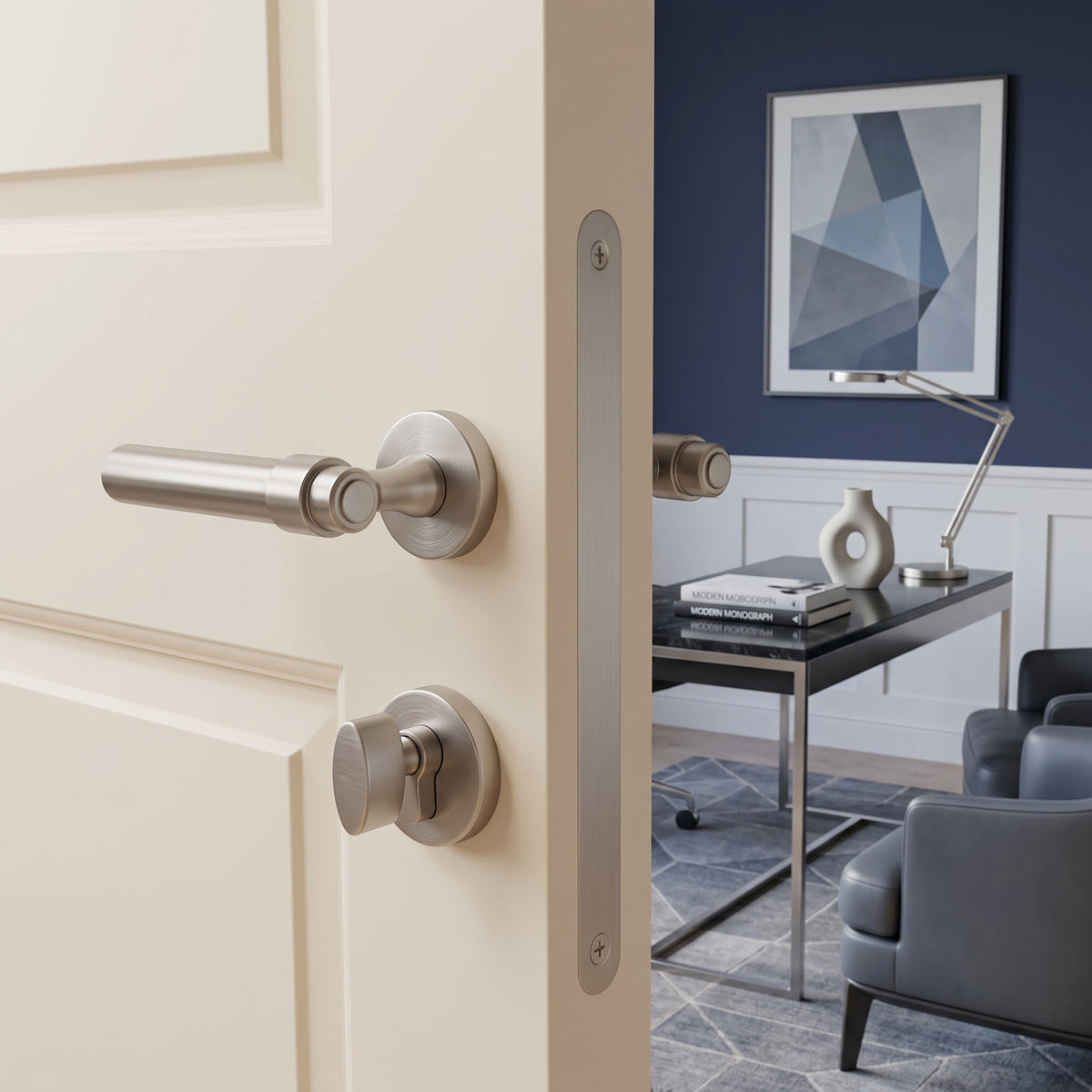 Luca Brass Door Handle