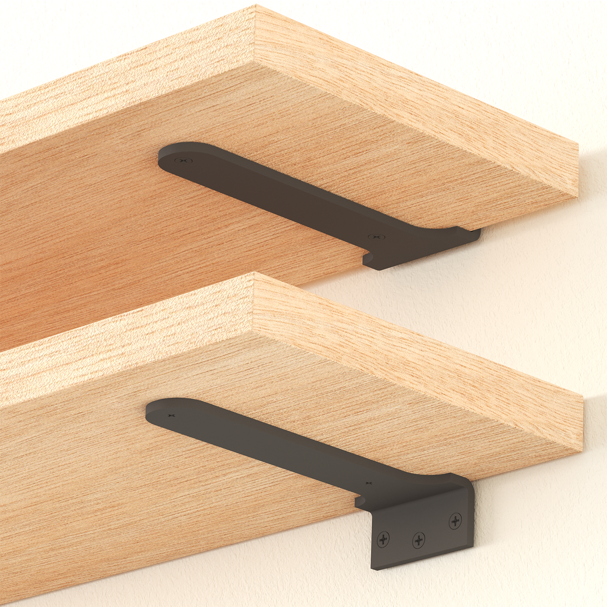 Floating shelf bracket