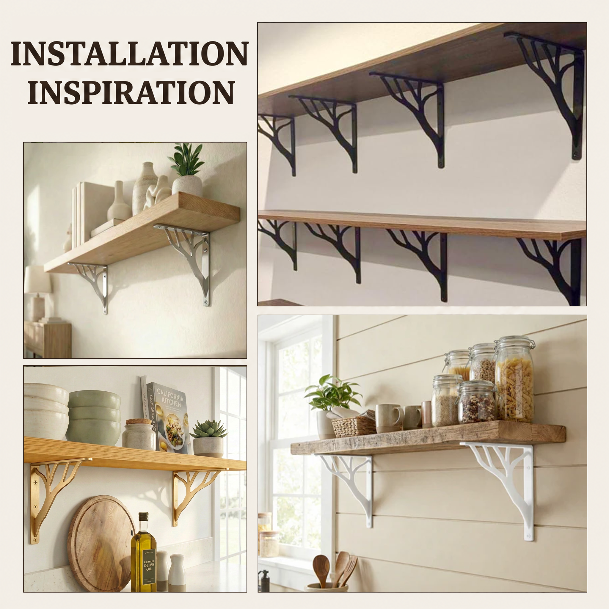 Tree Decorative Shelf Bracket