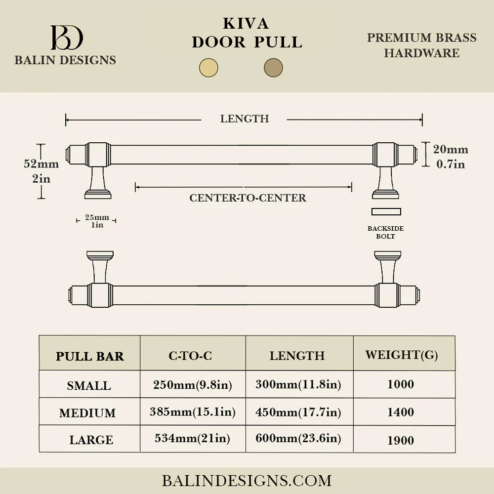Kiva Door Pull