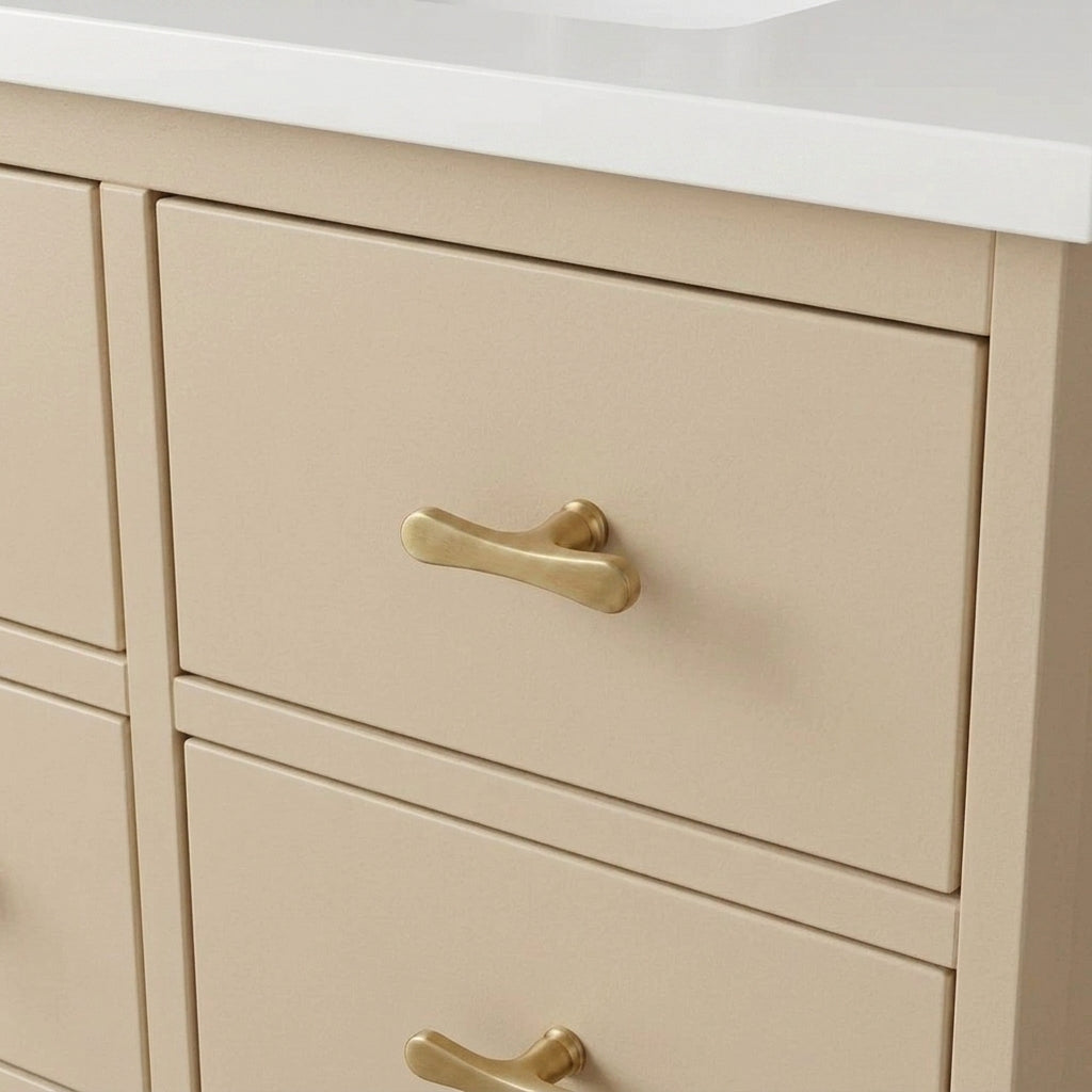 Tine Brass Cabinet Pull