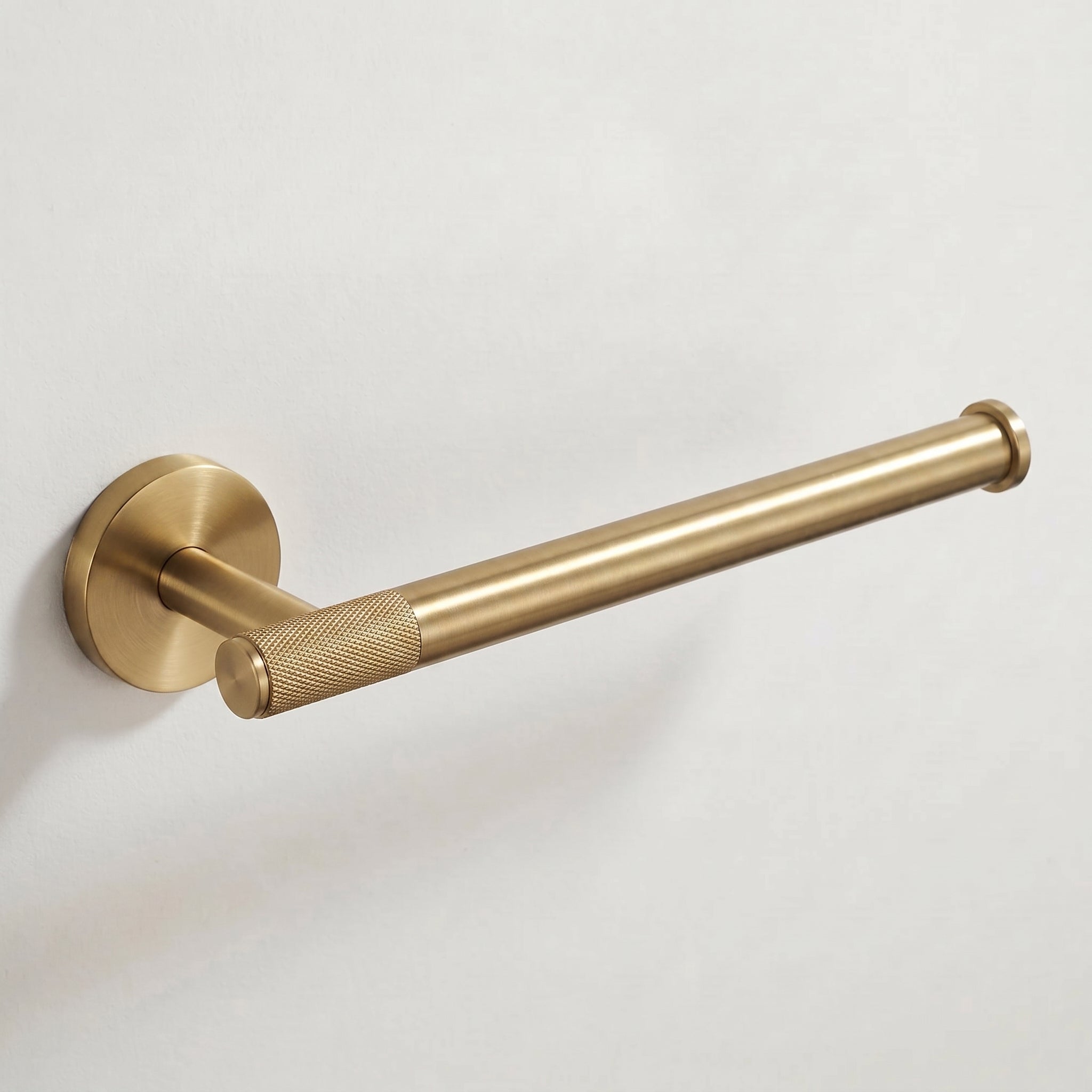 Reed Brass Towel Ring