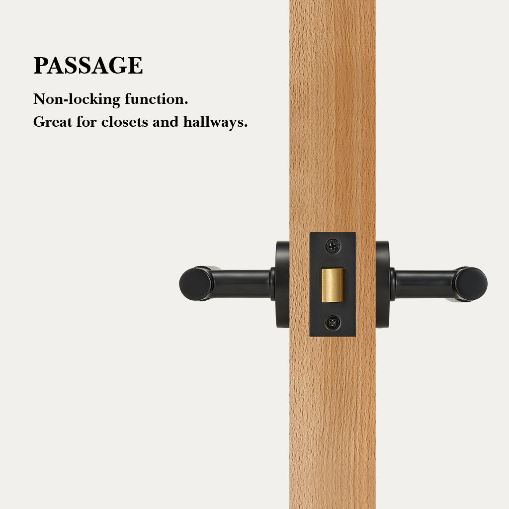 Arlo Brass Door Handle