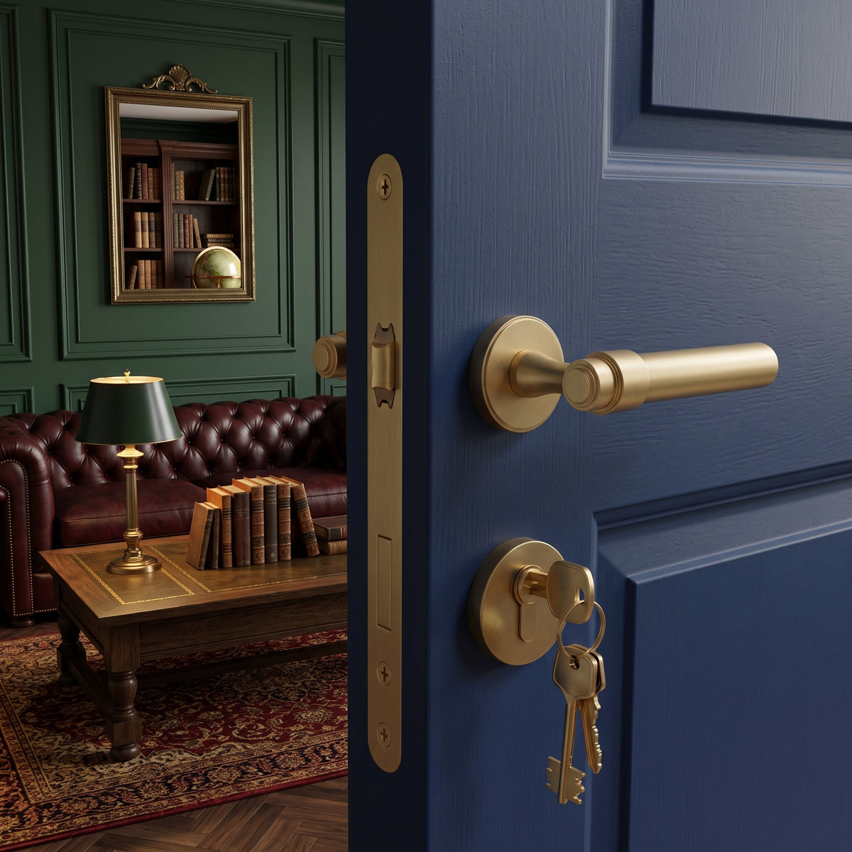 Luca Brass Door Handle