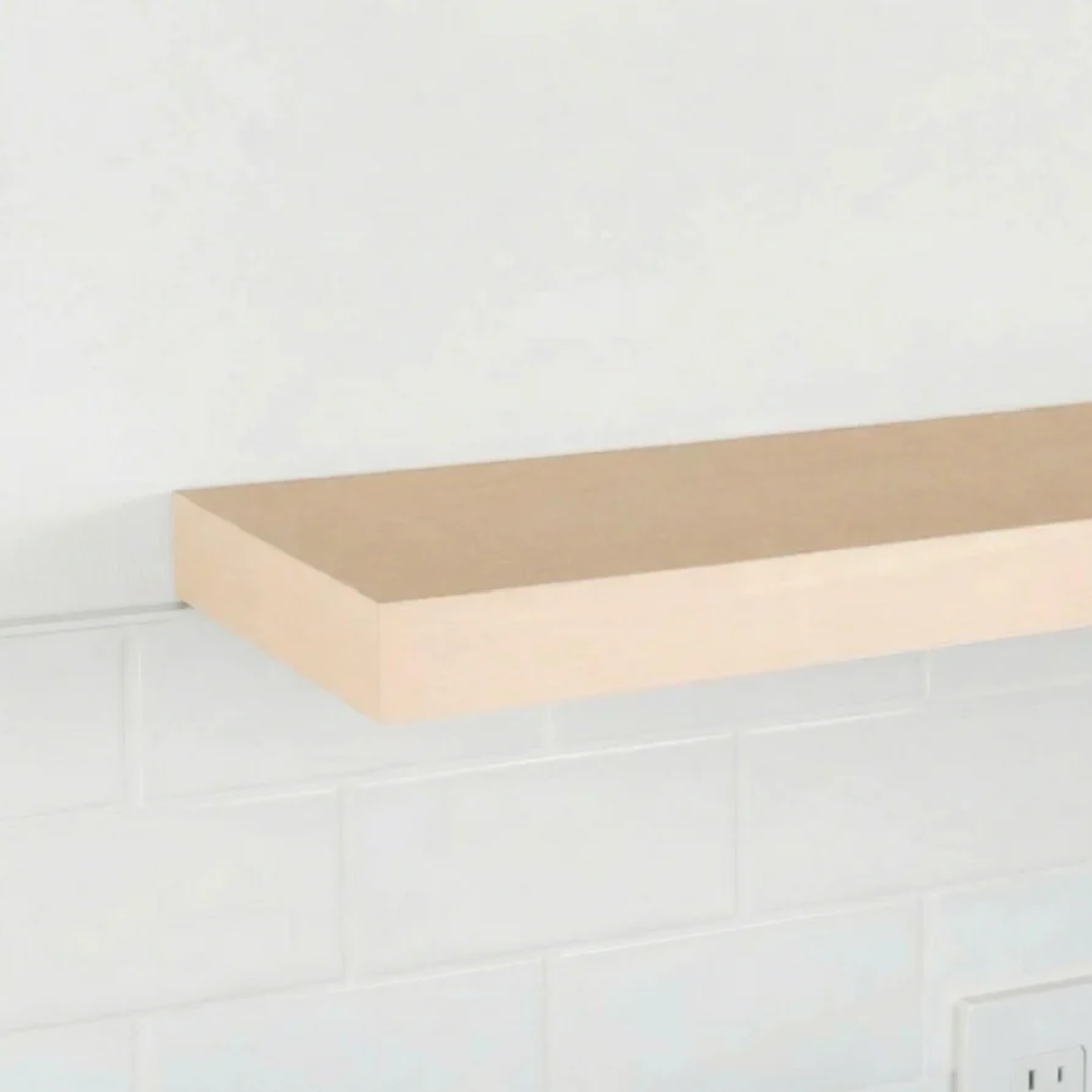 Unfinished MDF Wood Shelf