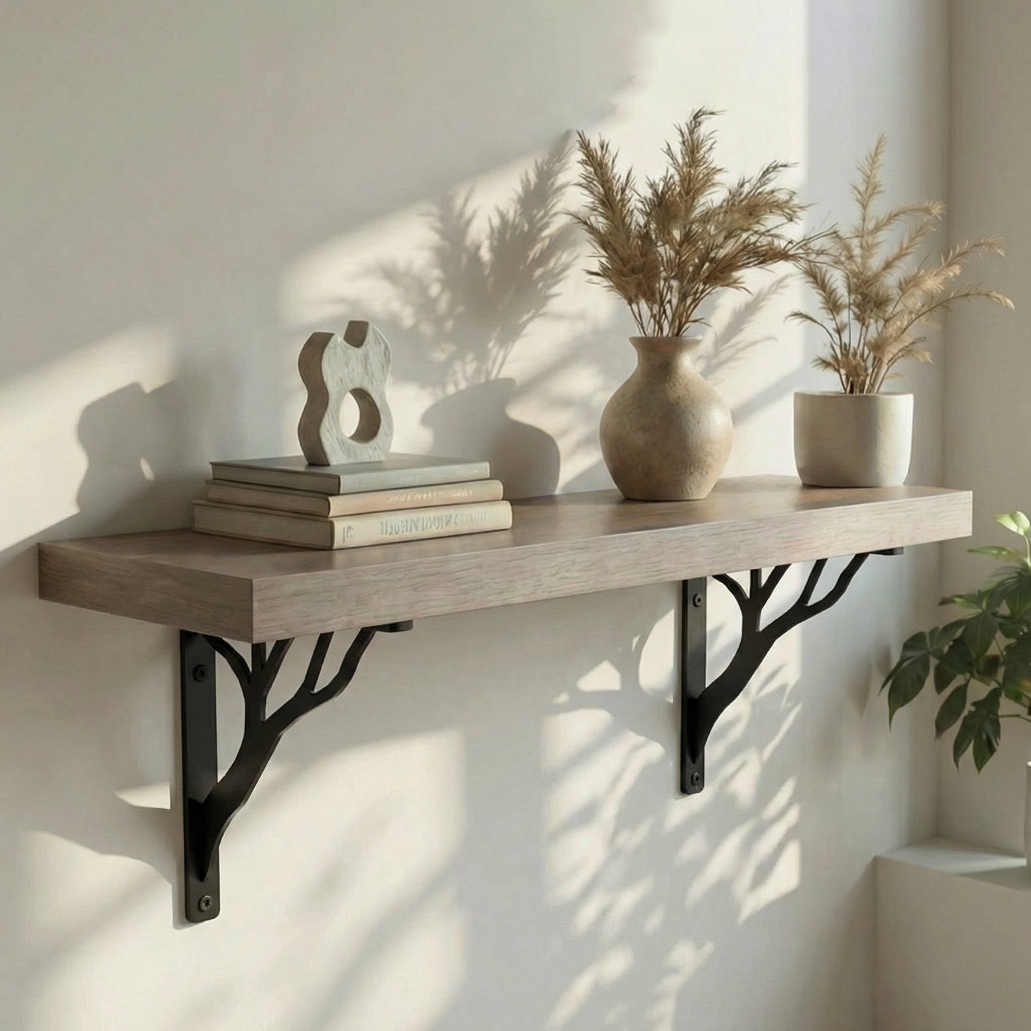 Driftwood Oak Wood Shelf