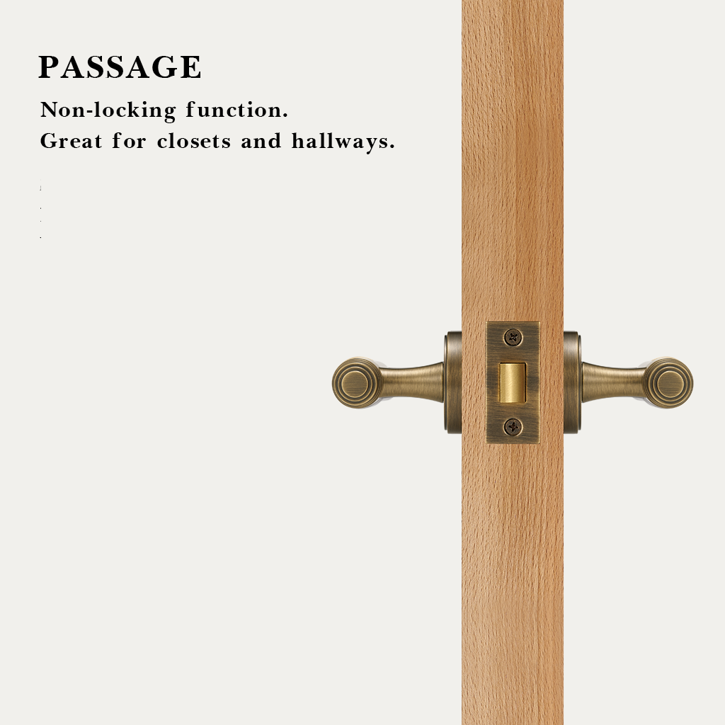 Luca Brass Door Handle