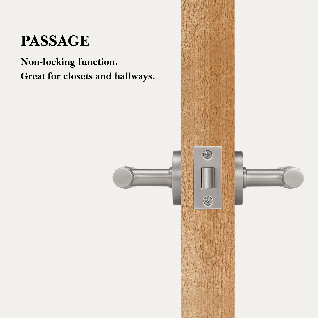 Arlo Brass Door Handle