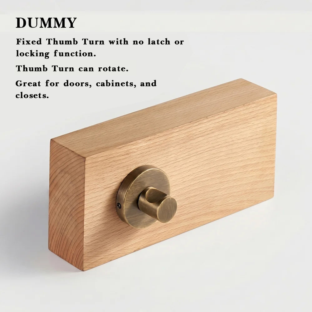 Taro Brass Door Thumb Turn