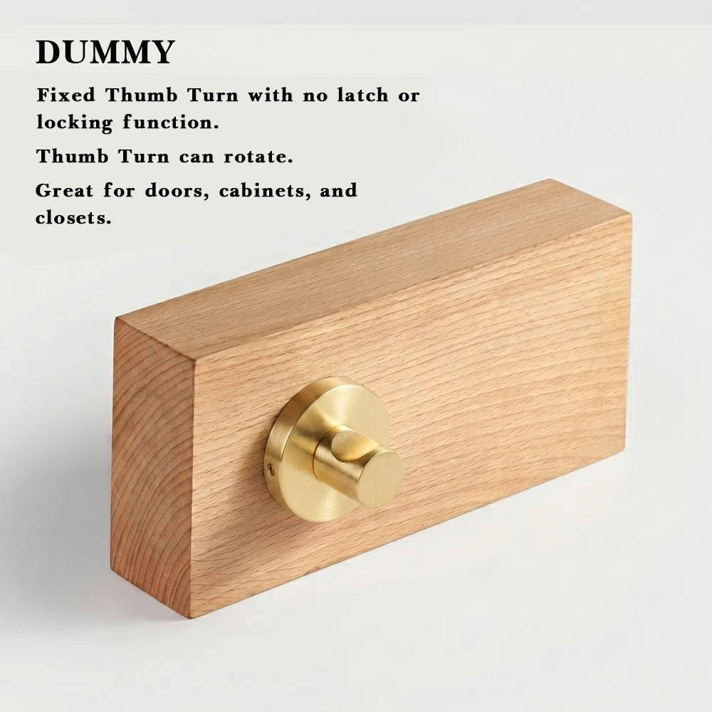 Taro Brass Door Thumb Turn