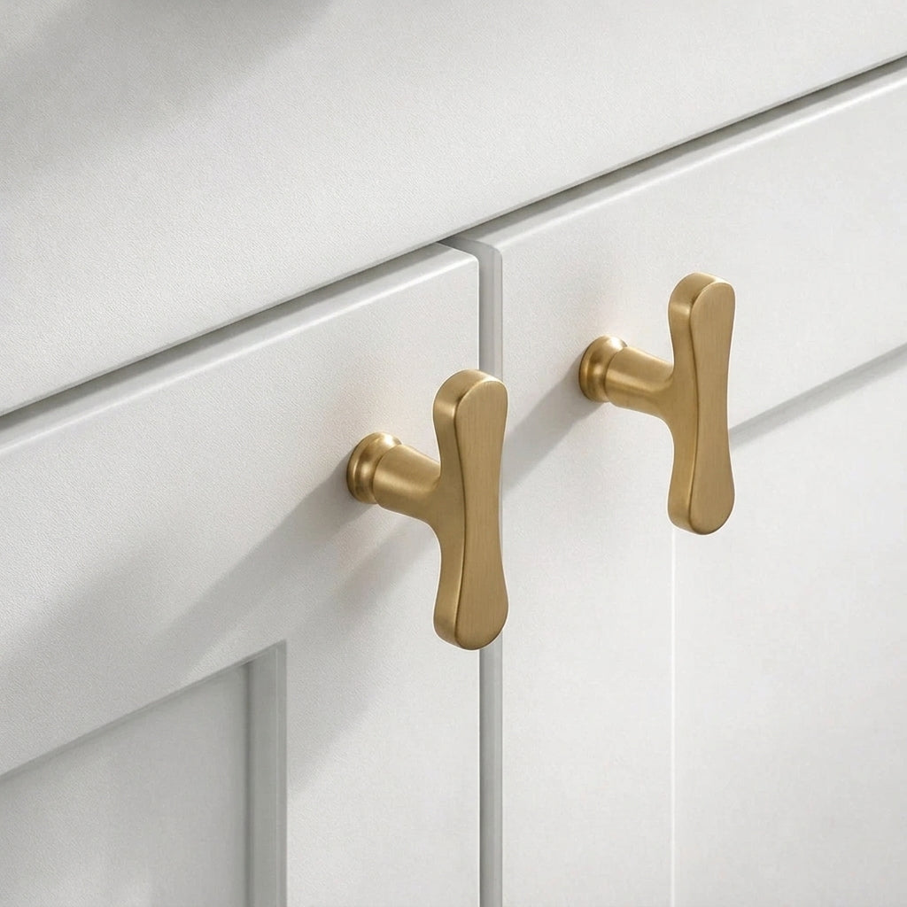 Tine Brass Cabinet Pull