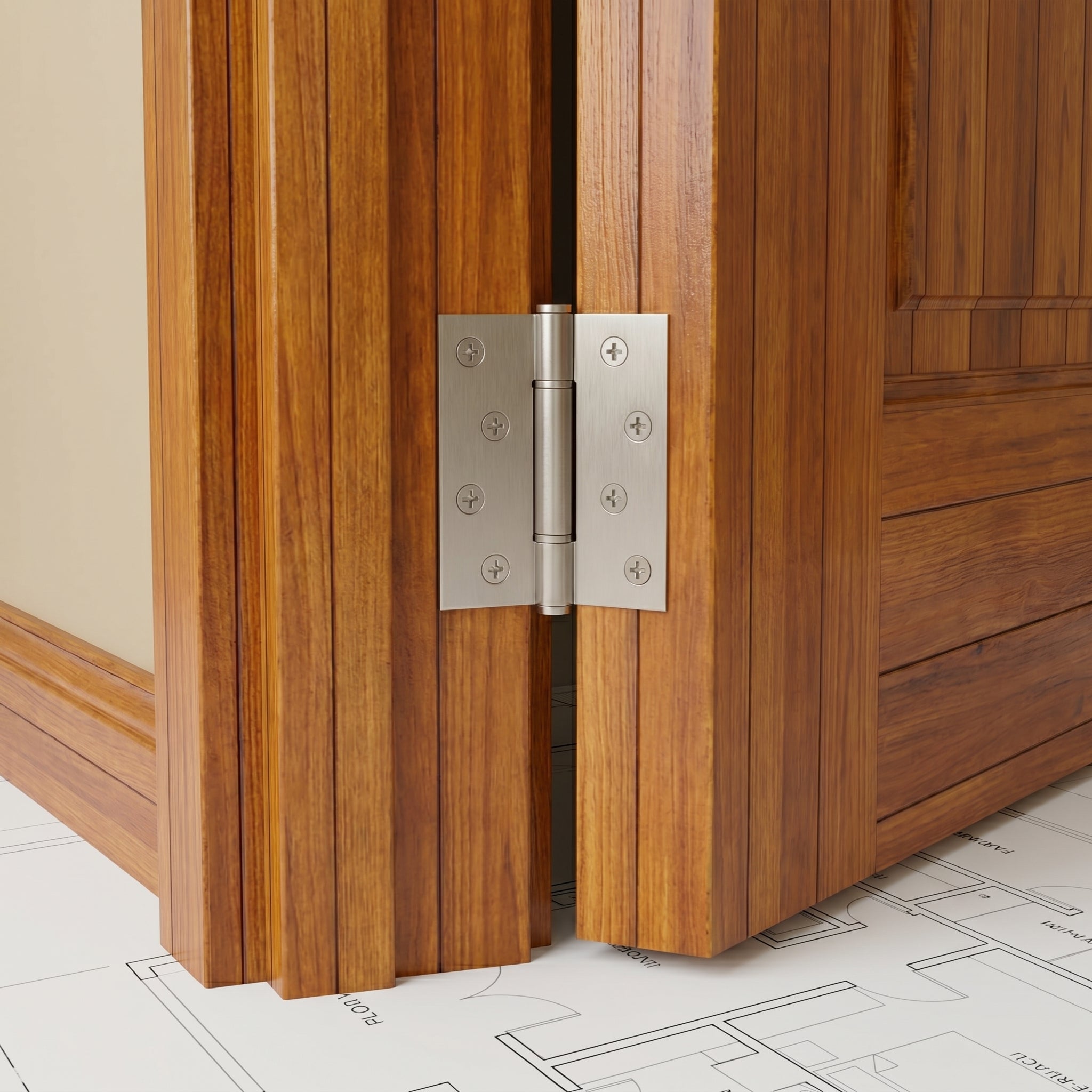 Axel Brass Door Hinge