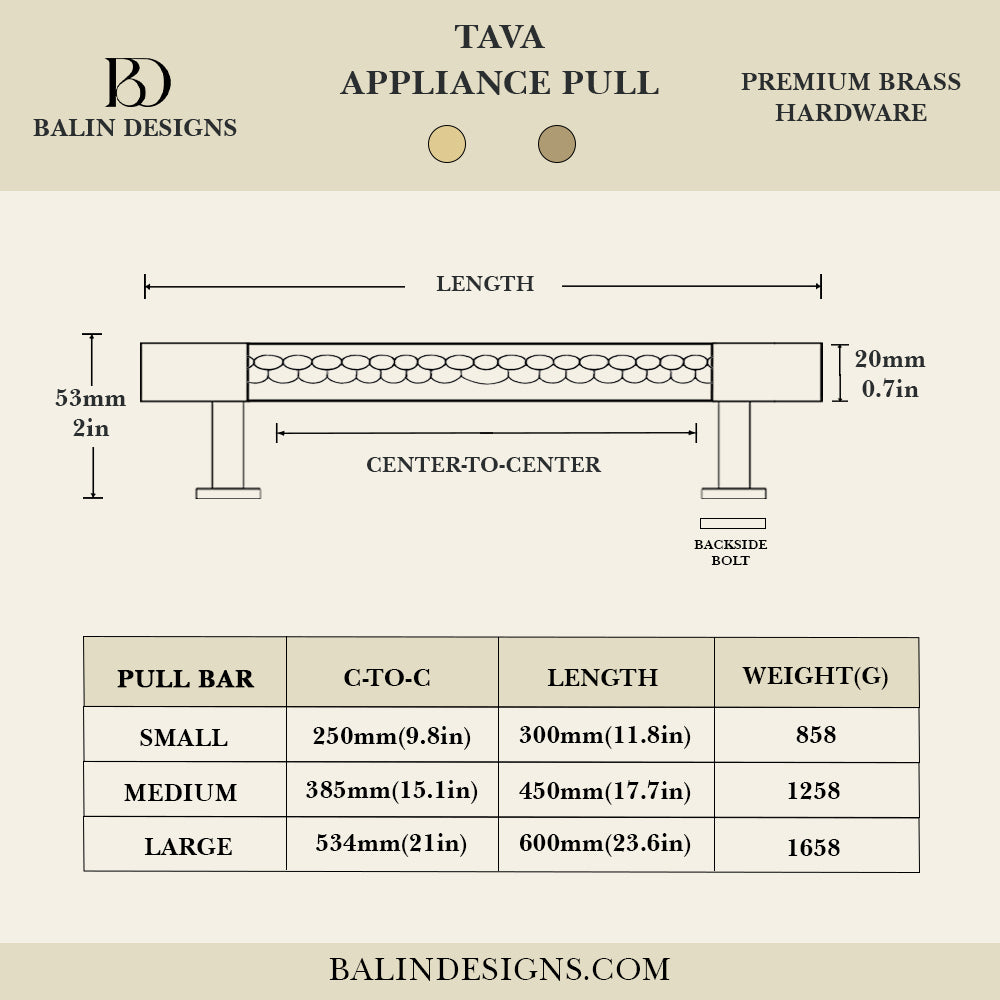 Tava Cabinet Pull