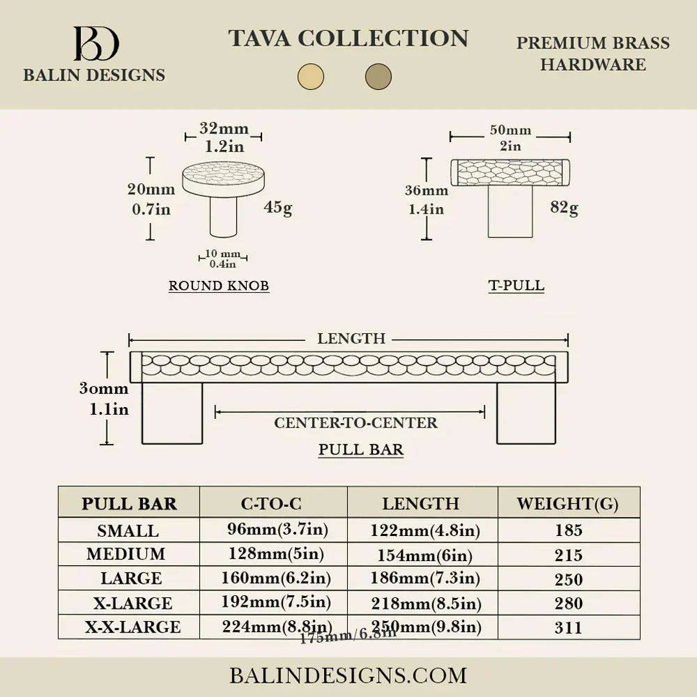 Tava Cabinet Pull