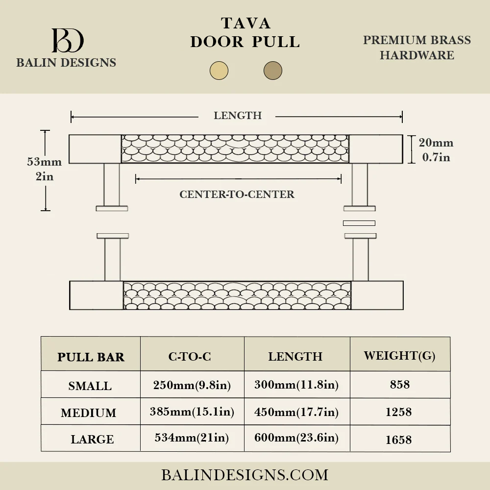 Tava Door Pull