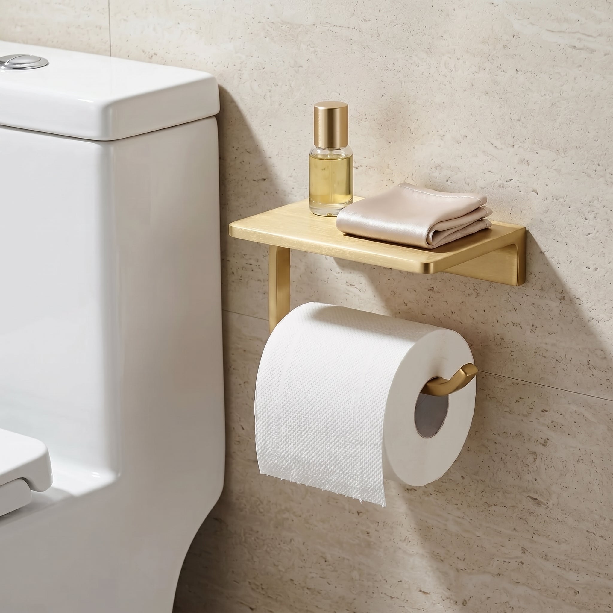 Aven Brass Toilet Paper Holder