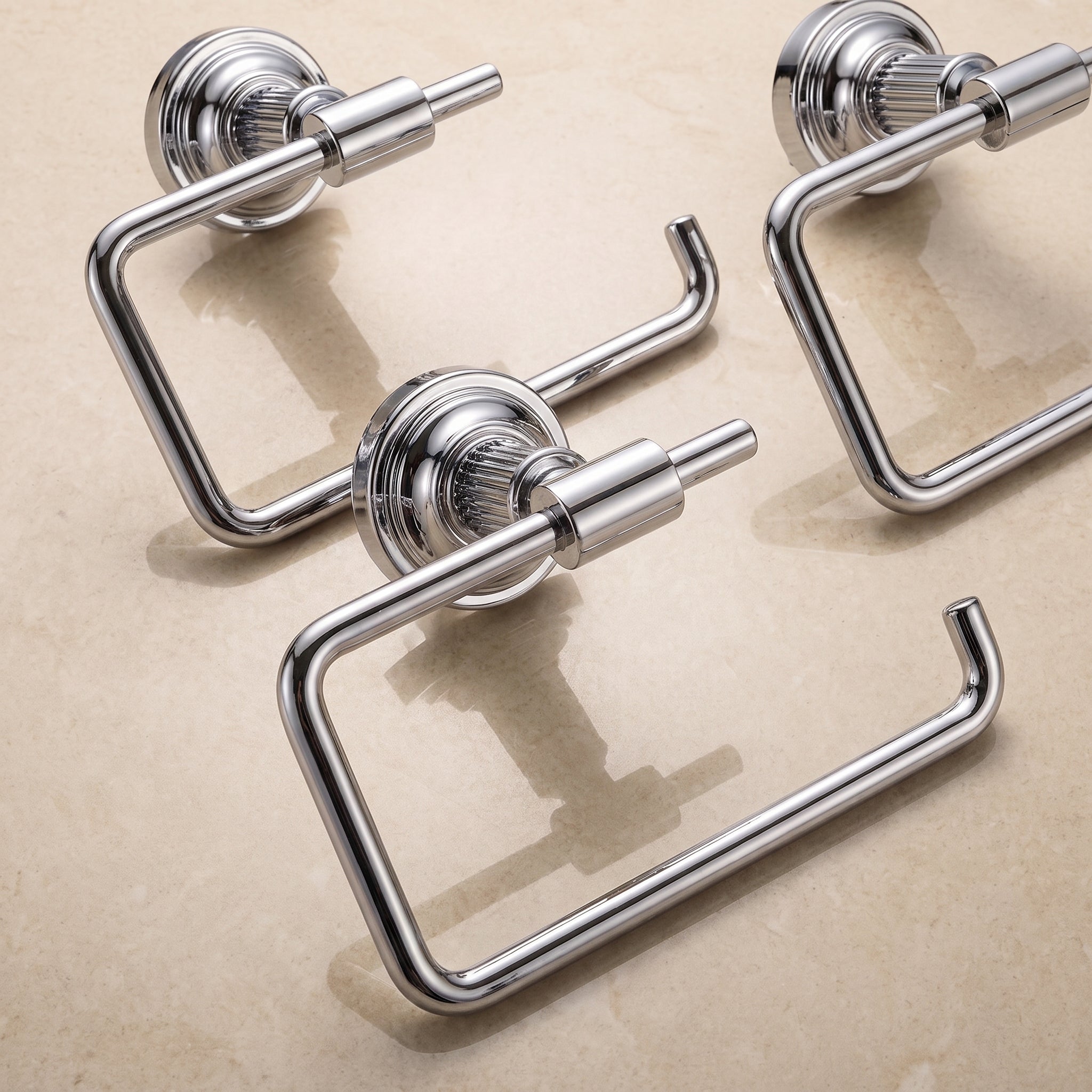 Mira Brass Toilet Paper Holder