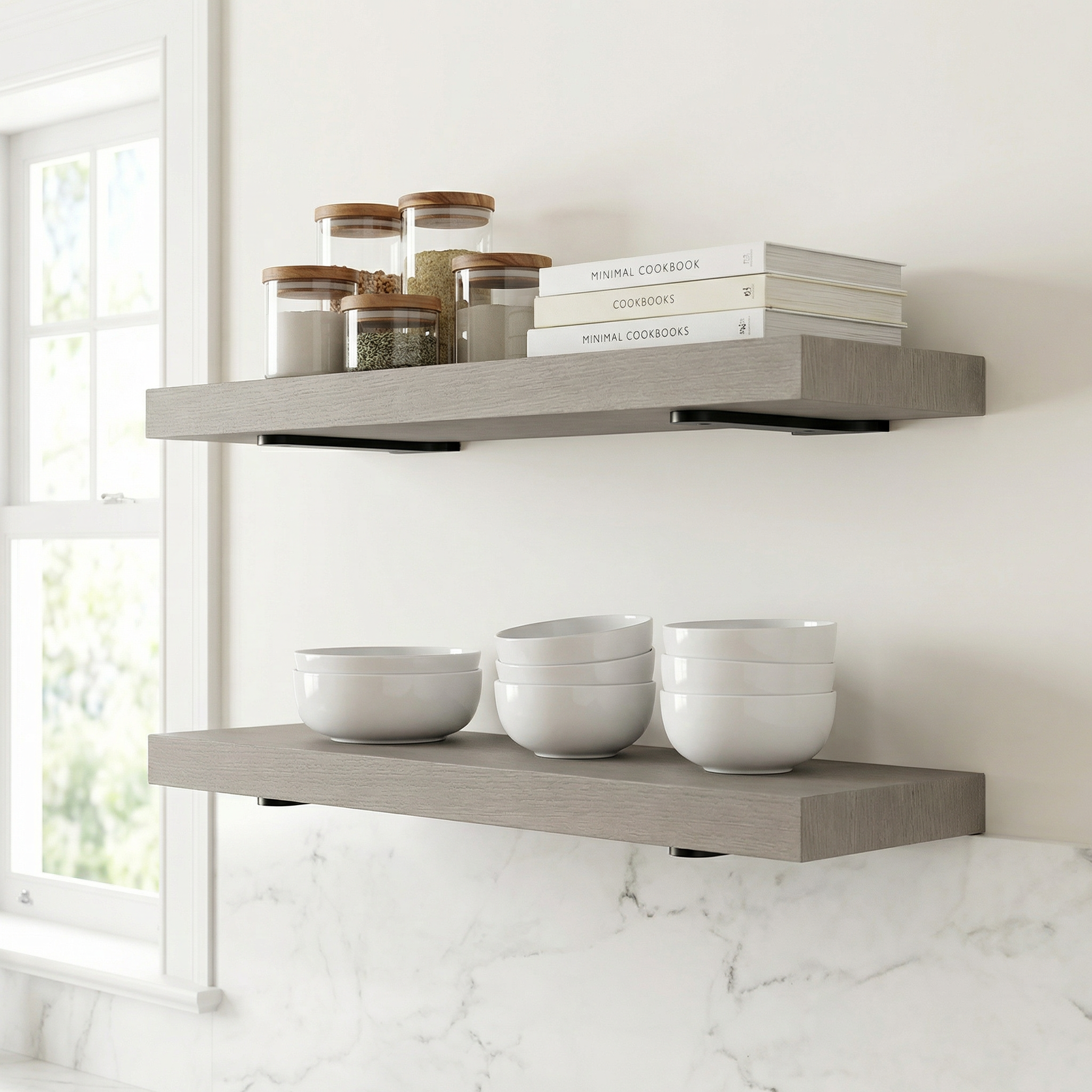Driftwood Oak Wood Shelf